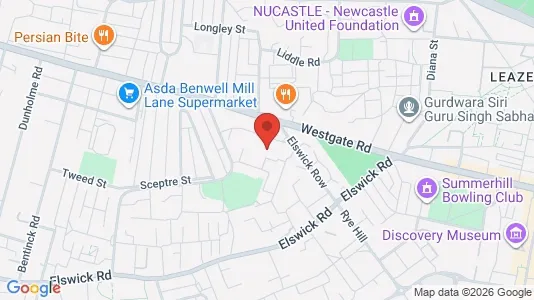 Apartments for rent i Newcastle upon Tyne - Tyne and Wear - kort over placeringen