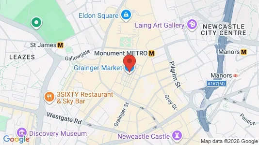 Apartments for rent i Newcastle upon Tyne - Tyne and Wear - kort over placeringen