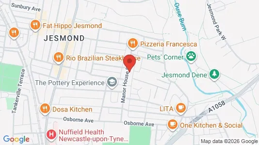 Apartments for rent i Newcastle upon Tyne - Tyne and Wear - kort over placeringen