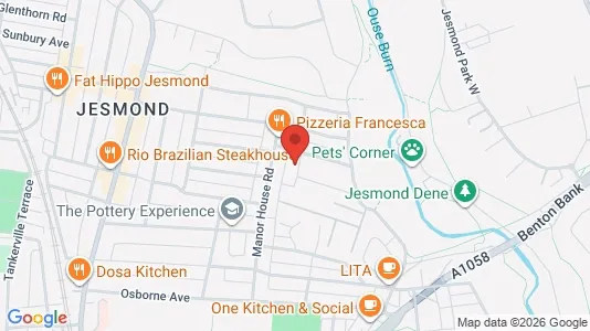 Apartments for rent i Newcastle upon Tyne - Tyne and Wear - kort over placeringen