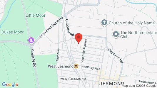 Apartments for rent i Newcastle upon Tyne - Tyne and Wear - kort over placeringen