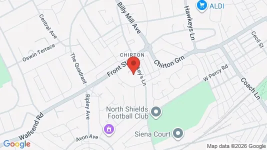 Apartments for rent i North Shields - Tyne and Wear - kort over placeringen