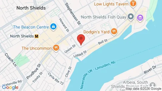Apartments for rent i North Shields - Tyne and Wear - kort over placeringen