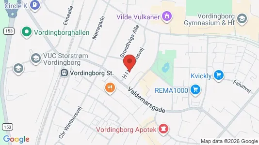 Apartments for rent i Vordingborg - kort over placeringen