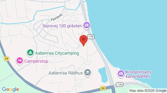 Apartments for rent i Aabenraa - kort over placeringen