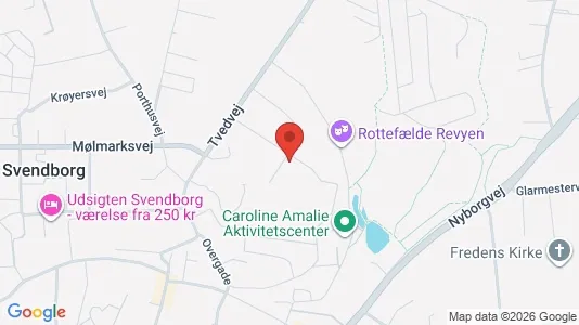Apartments for rent i Svendborg - kort over placeringen