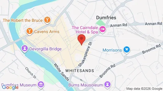 Apartments for rent i Dumfries - Dumfriesshire - kort over placeringen