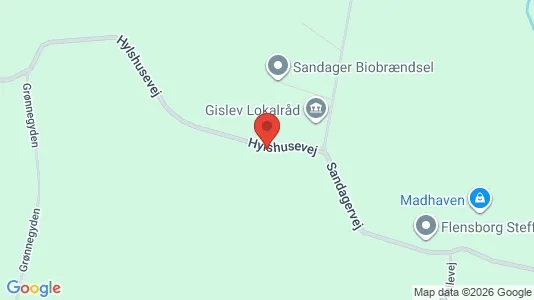 Apartments for rent i Gislev - kort over placeringen