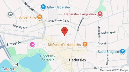 Apartments for rent i Haderslev - kort over placeringen