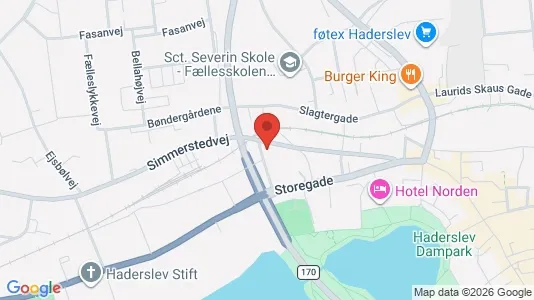 Apartments for rent i Haderslev - kort over placeringen