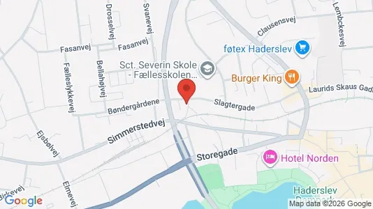 Apartments for rent i Haderslev - kort over placeringen
