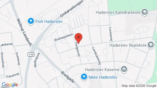 Apartments for rent i Haderslev - kort over placeringen