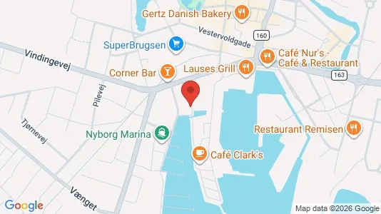 Apartments for rent i Nyborg - kort over placeringen