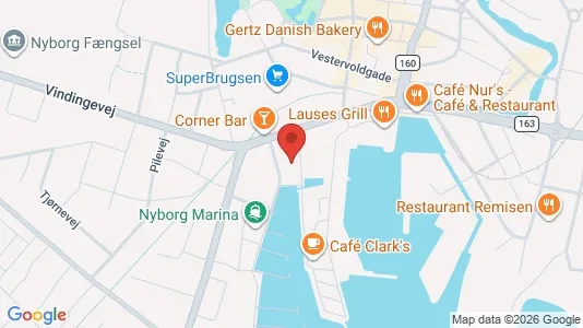 Apartments for rent i Nyborg - kort over placeringen