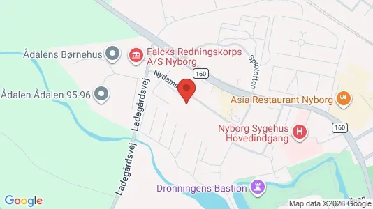 Apartments for rent i Nyborg - kort over placeringen