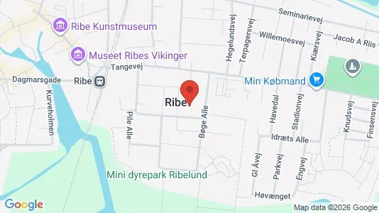 Apartments for rent i Ribe - kort over placeringen