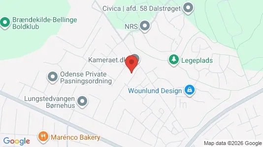 Apartments for rent i Odense SV - kort over placeringen