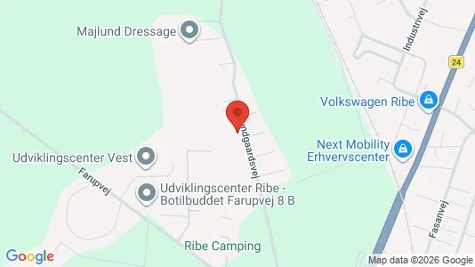 Apartments for rent i Ribe - kort over placeringen
