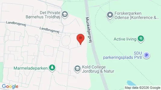 Apartments for rent i Odense S - kort over placeringen