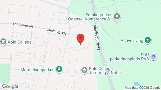 Apartments for rent i Odense S - kort over placeringen