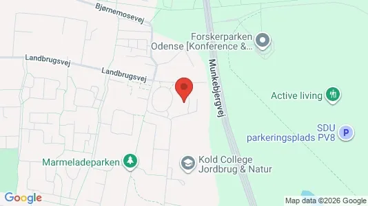 Apartments for rent i Odense S - kort over placeringen