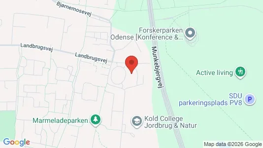 Apartments for rent i Odense S - kort over placeringen