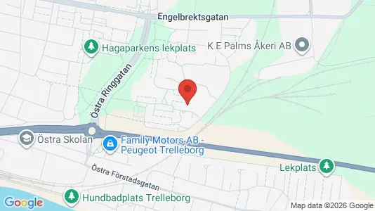 Apartments for rent i Trelleborg - kort over placeringen