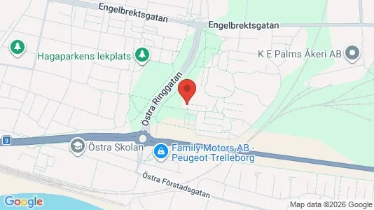 Apartments for rent i Trelleborg - kort over placeringen