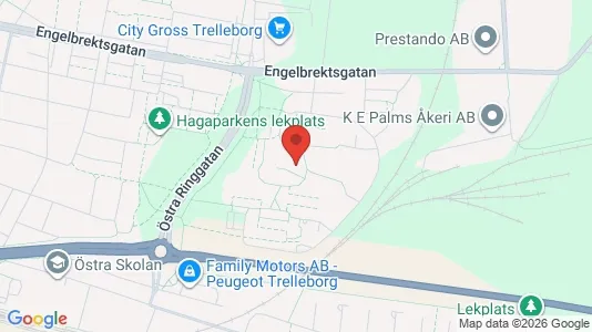 Apartments for rent i Trelleborg - kort over placeringen