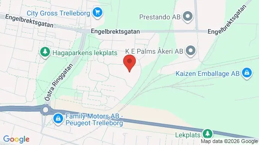 Apartments for rent i Trelleborg - kort over placeringen