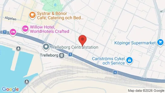 Apartments for rent i Trelleborg - kort over placeringen