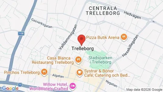 Apartments for rent i Trelleborg - kort over placeringen
