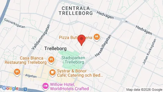 Apartments for rent i Trelleborg - kort over placeringen