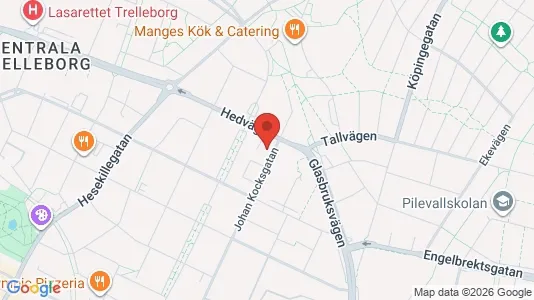 Apartments for rent i Trelleborg - kort over placeringen