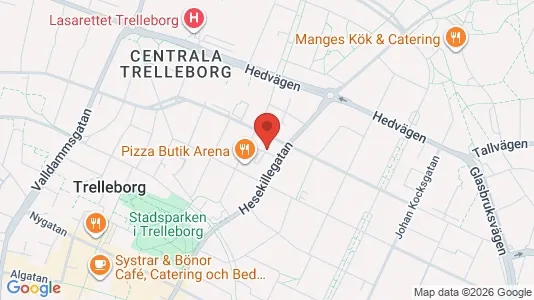 Apartments for rent i Trelleborg - kort over placeringen