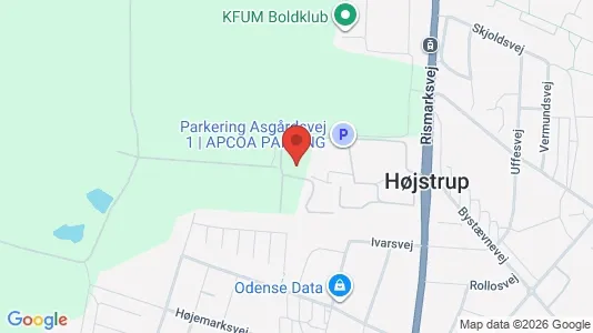 Apartments for rent i Odense V - kort over placeringen