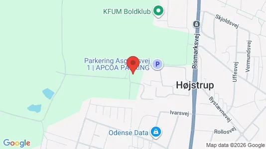 Apartments for rent i Odense V - kort over placeringen