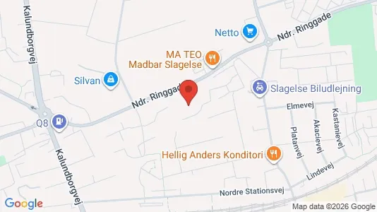 Apartments for rent i Slagelse - kort over placeringen