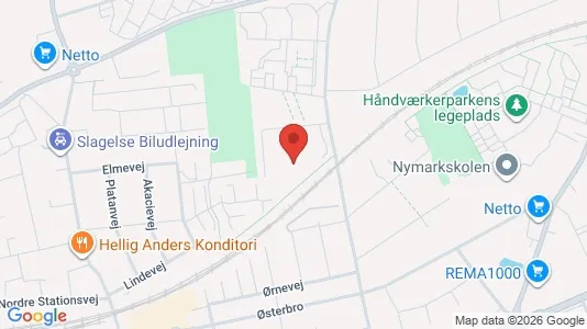 Apartments for rent i Slagelse - kort over placeringen