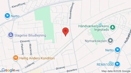 Apartments for rent i Slagelse - kort over placeringen
