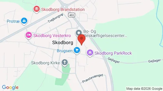Apartments for rent i Rødding - kort over placeringen