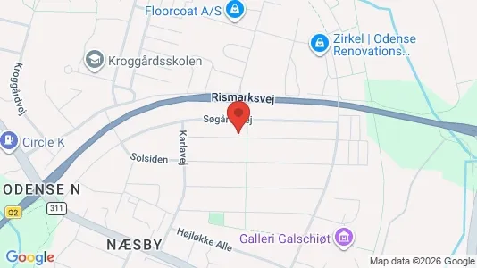 Apartments for rent i Ringsted - kort over placeringen