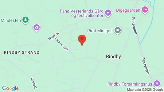 Apartments for rent i Fanø - kort over placeringen