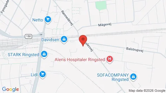 Apartments for rent i Ringsted - kort over placeringen