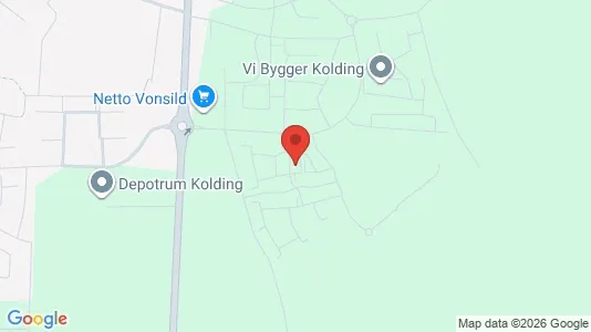 Apartments for rent i Kolding - kort over placeringen