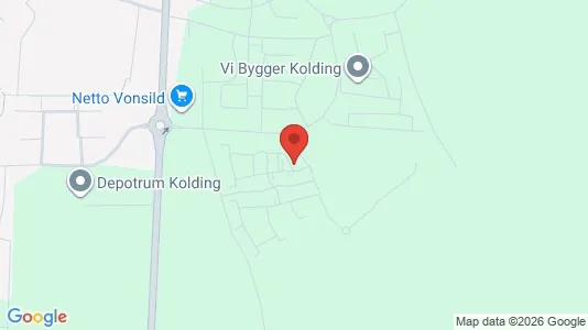 Apartments for rent i Kolding - kort over placeringen