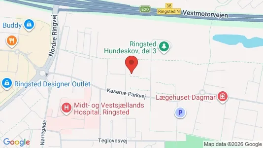 Apartments for rent i Ringsted - kort over placeringen