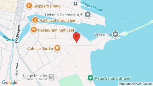 Apartments for rent i Køge - kort over placeringen