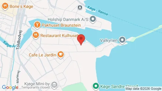 Apartments for rent i Køge - kort over placeringen