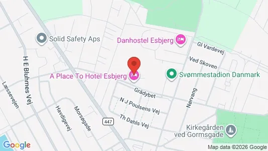 Apartments for rent i Esbjerg Center - kort over placeringen